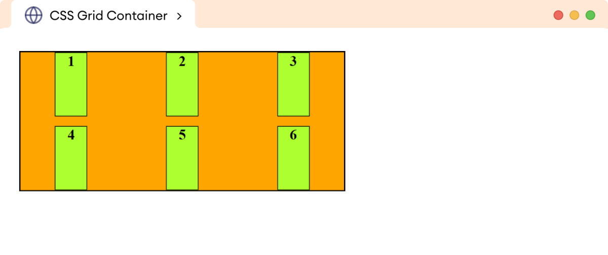 CSS Justify-Content Space-Around Example