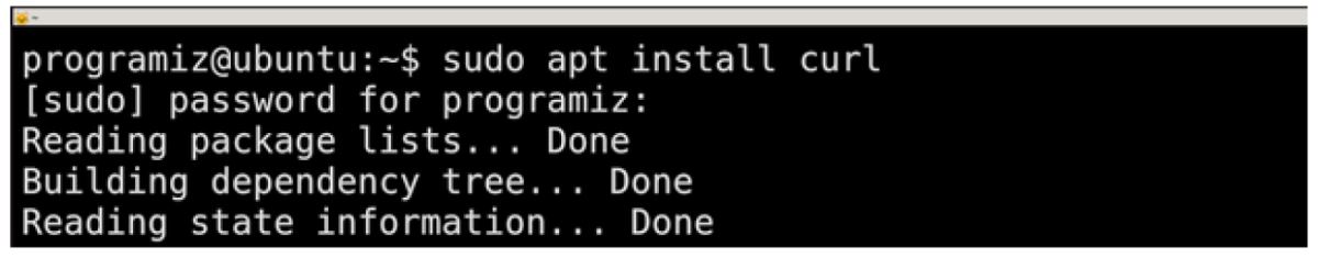 Install Curl on Ubuntu