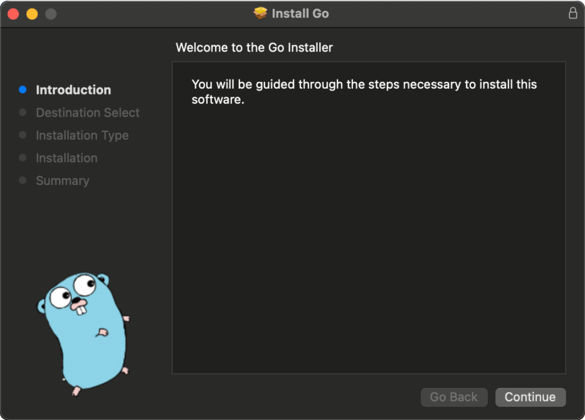 Go Run Installer for Mac